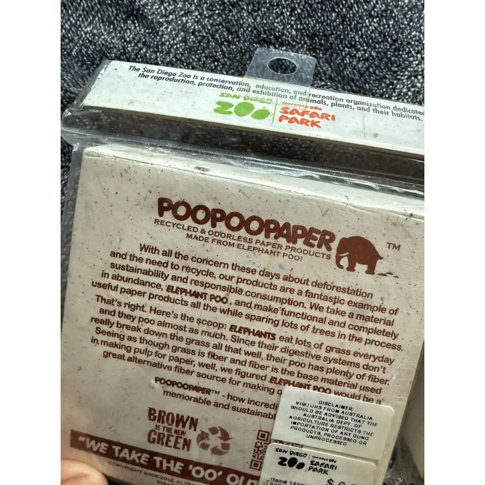 Poopoopaper scratch pad set of 2